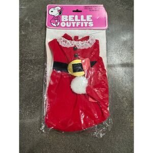 Snoopy's Sister Belle Outfit #9262 VTG 1958 for 15" Plush NIP Peanuts Mrs Claus